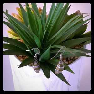 Fun Modern/Steampunk Mixed Metal Earrings